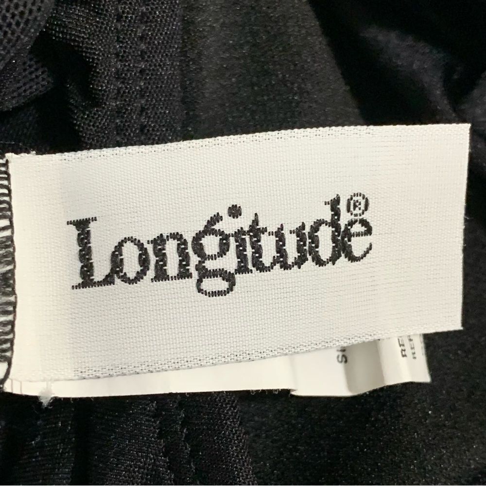 Longitude Black Polka Dot One-Piece Swimdress Blue Green White 12P Retro Pinup - Picture 10 of 12